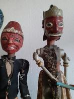 Indonesië.  2 wajangpoppen, 1e helft 20e eeuw, Antiek en Kunst, Verzenden