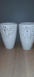 2x grote bloempot voor binnen, Ophalen, Rond, Binnen, Zo goed als nieuw