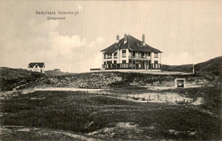 Badplaats Noordwijk - Duinen - Huis, Verzamelen, Ansichtkaarten | Nederland, Ongelopen, Zuid-Holland, Voor 1920, Ophalen of Verzenden