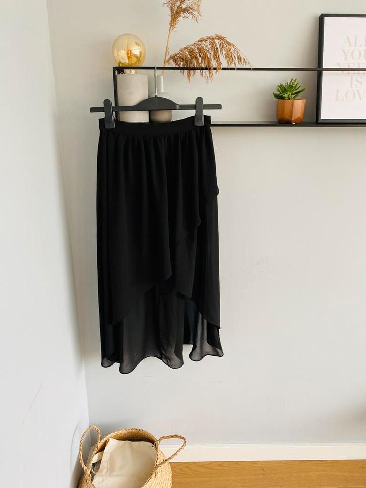 Rok/ lang rokje/ midi skirt/ damesrok/ dameskleding,  S/36, Kleding | Dames, Rokken, Nieuw, Maat 36 (S), Zwart, Onder de knie