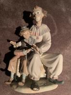 Vintage Spaans Porselein Clown beeldje music les Nao Lladro, Antiek en Kunst, Ophalen of Verzenden