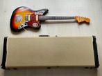 Fender pre-CBS Original Vintage 1964 Jaguar 3T Sunburst, Solid body, Gebruikt, Ophalen of Verzenden, Fender