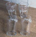Coca Cola glazen "Drink Coca Cola" glas set 4 stuks, Huis en Inrichting, Keuken | Servies, Glas, Overige stijlen, Glas of Glazen
