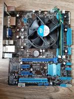 Asus moederbord incl koeler incl processor incl werkgeheugen, Ophalen, DDR3, Zo goed als nieuw, Micro-ATX