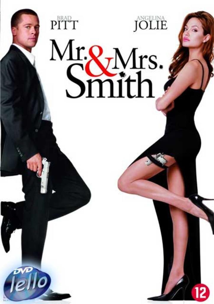Mr. & Mrs. Smith (2005 Brad Pitt Angelina Jolie) nieuw NL, Cd's en Dvd's, Dvd's | Actie, Nieuw in verpakking, Actiekomedie, Alle leeftijden
