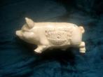 spaarpot SPAARVARKEN - Amerikaans, gietijzer, ca. 15 cm b -, Antiek en Kunst, Ophalen of Verzenden