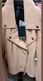 Mooie nieuwe leren jas van Pieces - Maat S, Example@pieces.com, Nieuw, Ophalen of Verzenden, Pieces