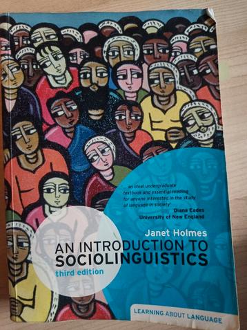 An introduction to sociolinguistics - Janet Holmes  beschikbaar voor biedingen