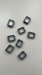 8x Lego kozijn 1 x 2 x 2 sand blue zand blauw, Ophalen of Verzenden, Gebruikt, Losse stenen, Lego