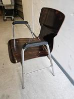Vintage design stoel Eromes obo Wijchen, Ophalen, Gebruikt, Hout, Retro vintage design