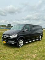Volkswagen Transporter T6 2.0 TDI DSG | Dubbel Cabine | 2018, Auto's, Automaat, 4 cilinders, Volkswagen, Zwart