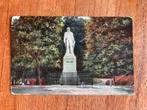 Rotterdam. Standbeeld Tollens in het park. 1909., Ophalen of Verzenden, Voor 1920, Gelopen, Zuid-Holland