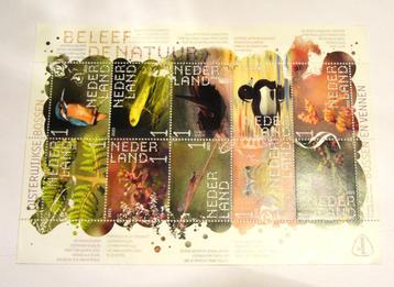 Bossen vennen Oisterwijk geldig 10x1,31 postfris blok vel beschikbaar voor biedingen