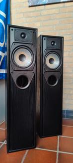 Mission Model 733i - Zuilen Black Ash., Zo goed als nieuw, 60 tot 120 watt, Front, Rear of Stereo speakers, Ophalen