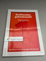 Boekhouden geboekstaafd opgavenboek 13e druk, Ophalen of Verzenden, Zo goed als nieuw, Management