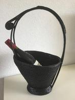 Birma riet wijnfleshouder / schenker excl. fles, Gebruikt, Mand, Ophalen of Verzenden, Riet