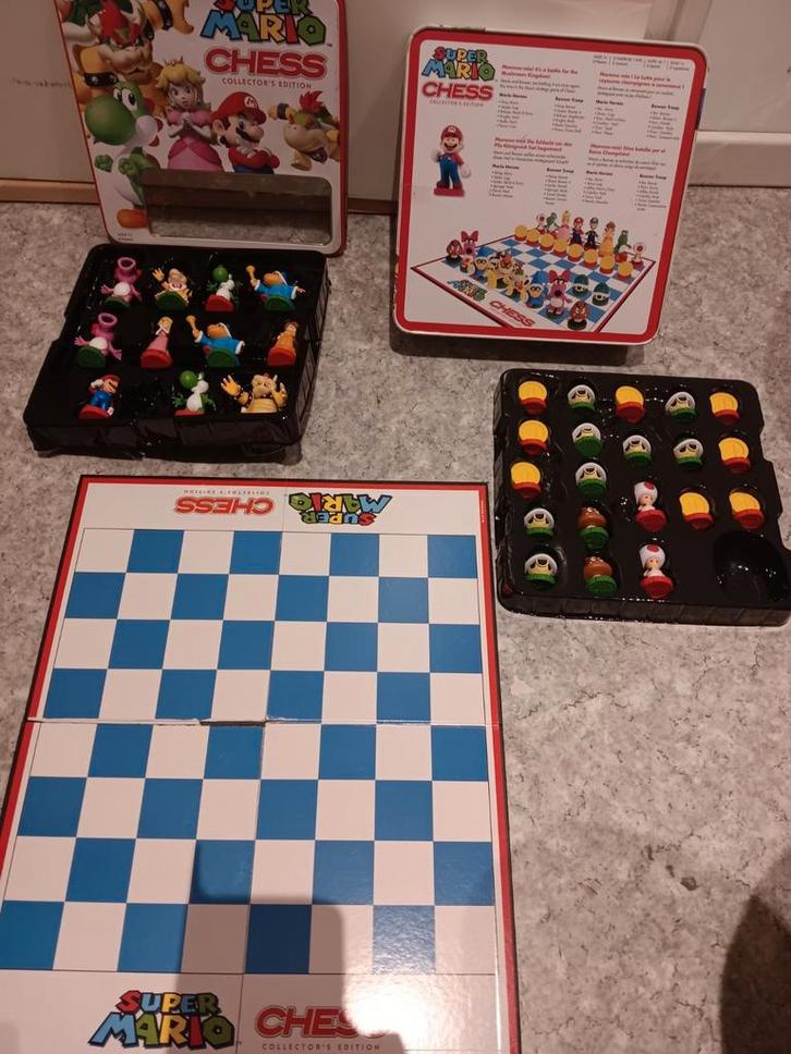 Super Mario schaakspel jaren 90 mooie staat, Hobby en Vrije tijd, Gezelschapsspellen | Bordspellen, Zo goed als nieuw, Ophalen of Verzenden