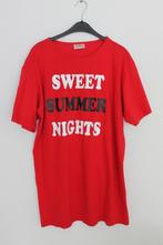 Nachthemd, lang t-shirt, korte mouw, rood, one size, NIEUW, Kleding | Dames, Pyjama's, Livera, Ophalen of Verzenden, Nieuw
