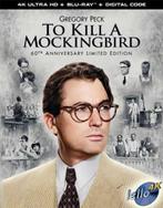 Blu-ray 4K: To Kill a Mockingbird, 60th (1962 Gregory Peck)U, Cd's en Dvd's, Blu-ray, Ophalen of Verzenden, Klassiekers, Nieuw in verpakking