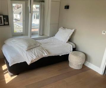 Antraciet Boxpring met matras een persoons