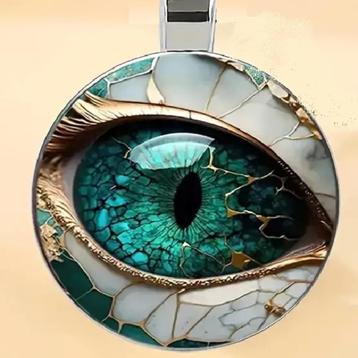 Drakenoog hanger (schoencadeautje?)  beschikbaar voor biedingen