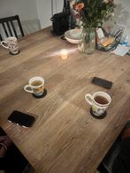 Mooie houten tafel, 200 cm of meer, Zo goed als nieuw, Rechthoekig, 50 tot 100 cm