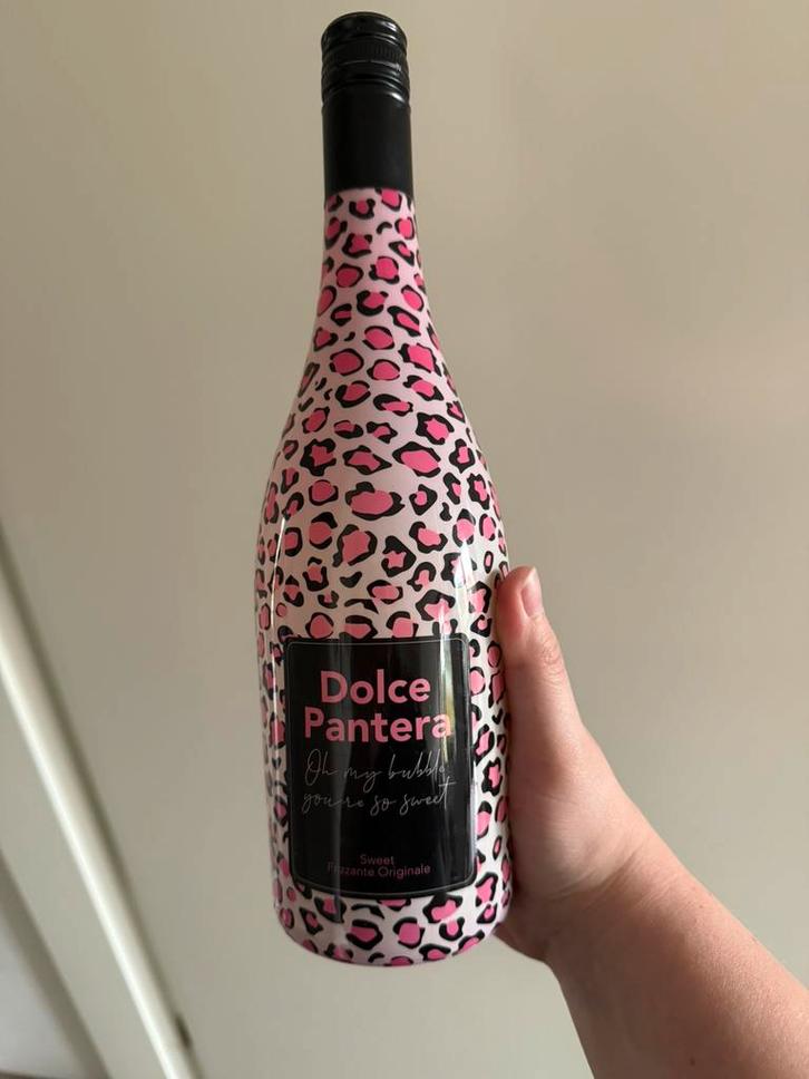 3 flessen Dolce Pantera sweet frizzante originale, Verzamelen, Wijnen, Nieuw, Overige typen, Ophalen