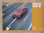 Mercedes 200D / 220D brochure uit 1970, Boeken, Auto's | Folders en Tijdschriften, Ophalen of Verzenden, Gelezen, Mercedes