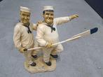Laurel en Hardy beeld, Verzamelen, Beelden en Beeldjes, Ophalen of Verzenden, Gebruikt, Mens