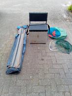 Complete Visset - Stoel, Hengels, Net, Accessoires, Watersport en Boten, Hengelsport | Algemeen, Ophalen, Gebruikt