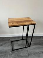 Bijzettafel mangohout, Huis en Inrichting, Tafels | Sidetables, Ophalen, 50 tot 100 cm, Zo goed als nieuw, Industrieel
