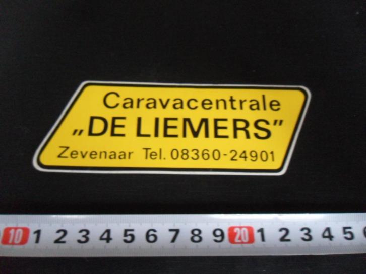 sticker zevenaar caravacentrale de liemers - caravan *, Verzamelen, Stickers, Zo goed als nieuw, Ophalen