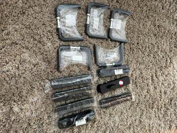 Deurbeslag mat zwart 5x beschikbaar voor biedingen