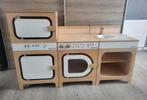 Wesco hout keukentje met wasmachine en koelkast, Kinderen en Baby's, Ophalen, Zo goed als nieuw, Hout, Speelkeuken