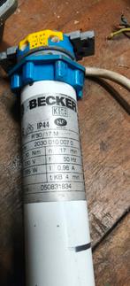 Becker buismotor rolluik zonnescherm rolpoort - Gebruikt, Gebruikt, Minder dan 100 cm, Wit, Ophalen of Verzenden