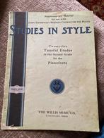 Studies in Style - John Thompson Piano Etudes, Ophalen of Verzenden, Gelezen, Instrument