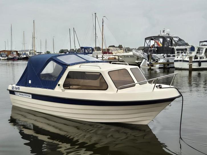 prachtige verano 515 fish met 30pk tohatsu, Watersport en Boten, Vis- en Consoleboten, Zo goed als nieuw