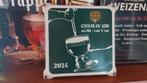Emallie Chimay bordje bar cafe mancave, Verzamelen, Biermerken, Ophalen of Verzenden, Zo goed als nieuw, Reclamebord, Plaat of Schild