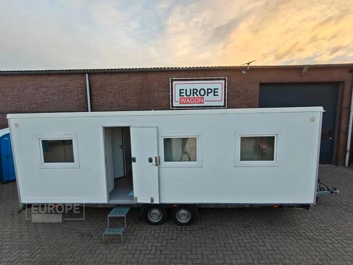 EasyWagon Woonunits met 4 aparte slaapkamers 6st beschikbaar, Zakelijke goederen, Machines en Bouw | Keten en Containers