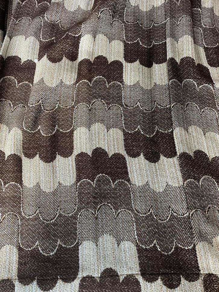 Partij Retro gordijnen Mid-Century verschillende maten, Huis en Inrichting, Stoffering | Gordijnen en Lamellen, Zo goed als nieuw