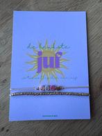 Leuk 'Juf' Armbandje - Cadeautip!, Nieuw, Ophalen of Verzenden, Elastiek, Met bedels of kralen