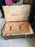 Legerkist Salontafel Verrijdbaar, Ophalen, Gebruikt, 50 tot 100 cm, Minder dan 50 cm
