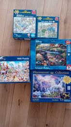 Diverse puzzels, 1000- 950  of 500 stukjes, Hobby en Vrije tijd, Denksport en Puzzels, Ophalen, 500 t/m 1500 stukjes, Zo goed als nieuw