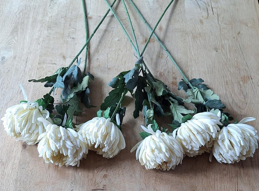 Kunstbloemen, chrysanten., Ophalen of Verzenden