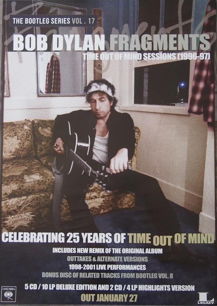 Bob Dylan poster 70x50 cm Fragments, Verzamelen, Muziek, Artiesten en Beroemdheden, Zo goed als nieuw, Poster, Artwork of Schilderij