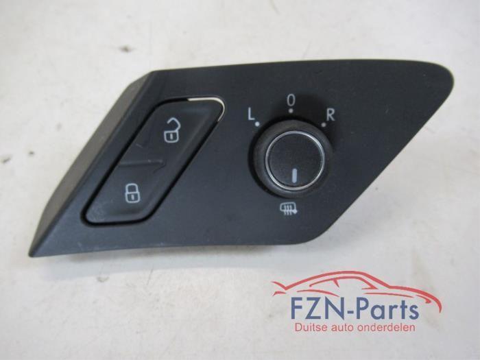 Spiegel Schakelaar Volkswagen Golf (22743433), Auto-onderdelen, Dashboard en Schakelaars, Gebruikt, Ophalen