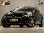 Mercedes-Benz C-Klasse 180 Sport 157Pk Automaat (GROOT NAVI,, Automaat, Leder en Stof, Zwart, 1595 cc