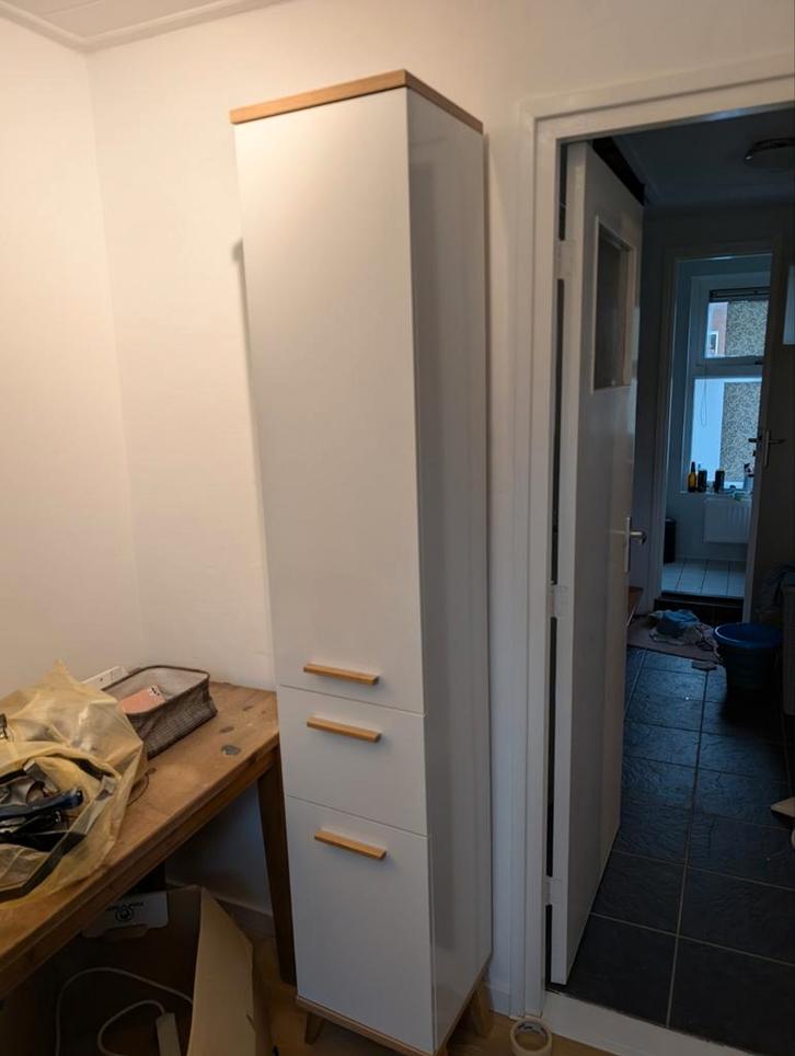 Badkamerkast hoog, Doe-het-zelf en Verbouw, Deuren en Horren, Binnendeur, 200 tot 215 cm, Ophalen