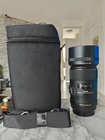 Sigma 105mm f/2.8 DG Macro HSM Lens met garantie  beschikbaar voor biedingen