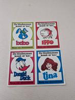 444 Vintage Strips Stickers: Tina, Donald Duck, Bobo, Eppo, Verzamelen, Ophalen of Verzenden, Gebruikt